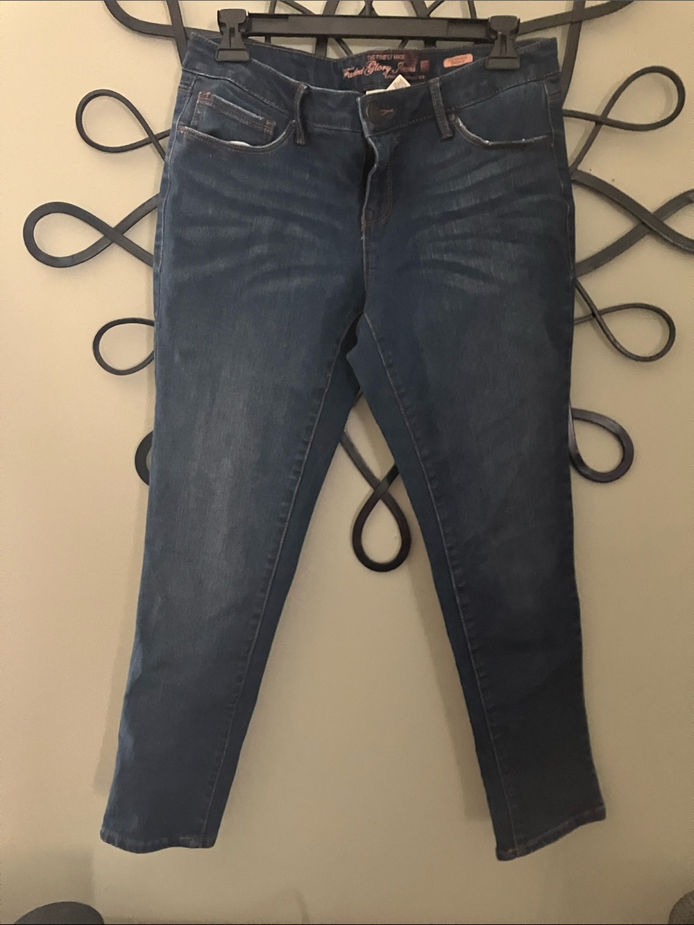 Faded Glory Women's Dark Indigo Skinny Jeans